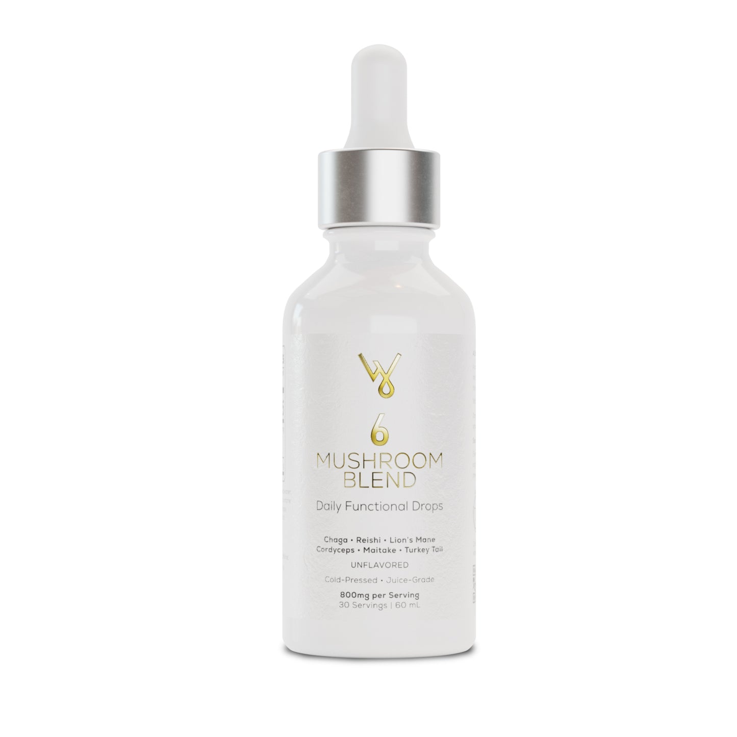 Functional Drops 6 Mushroom Blend front bottle