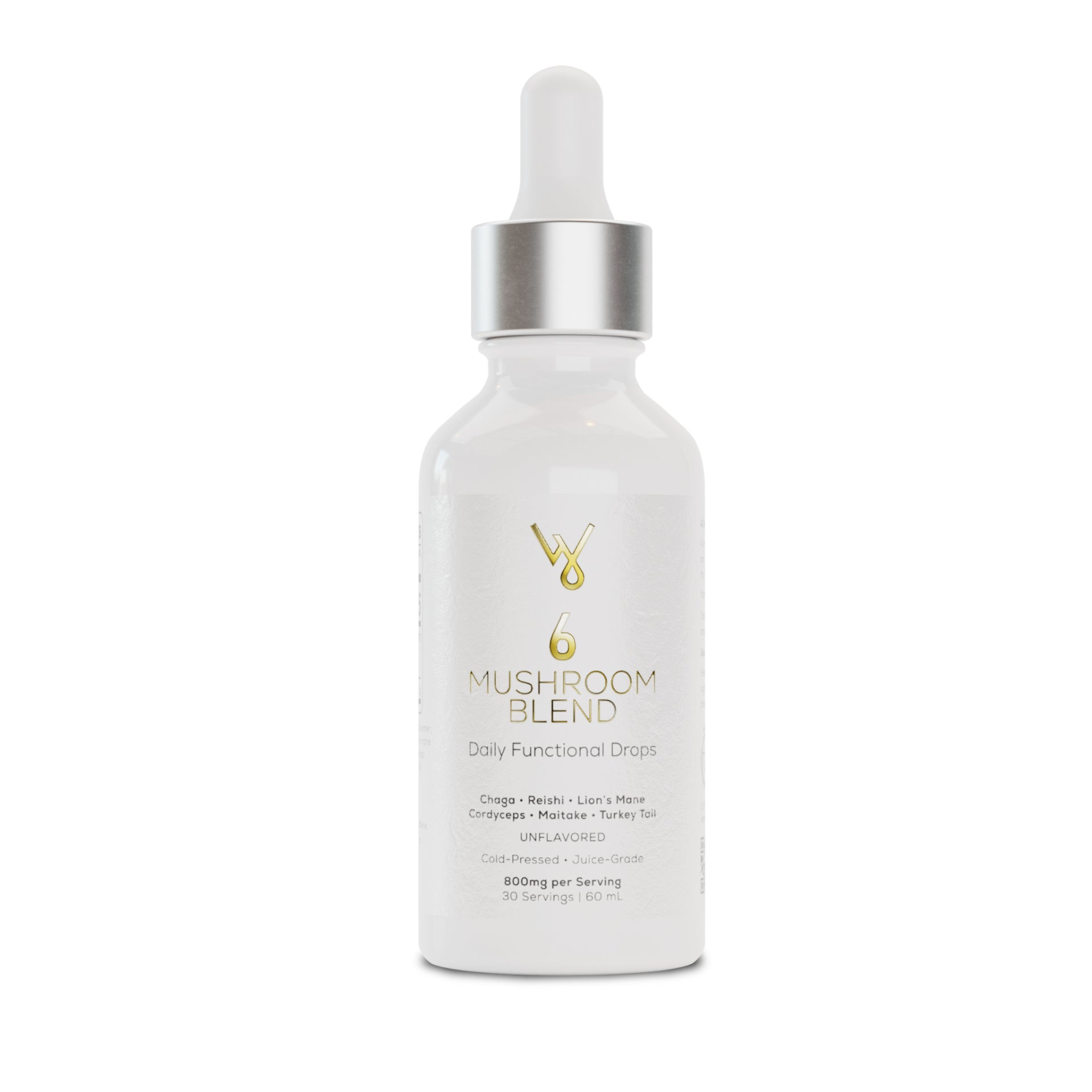 Functional Drops 6 Mushroom Blend front bottle